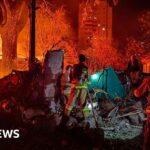 Ukraine and Russia have struck houses and an oil depot near the Black Sea